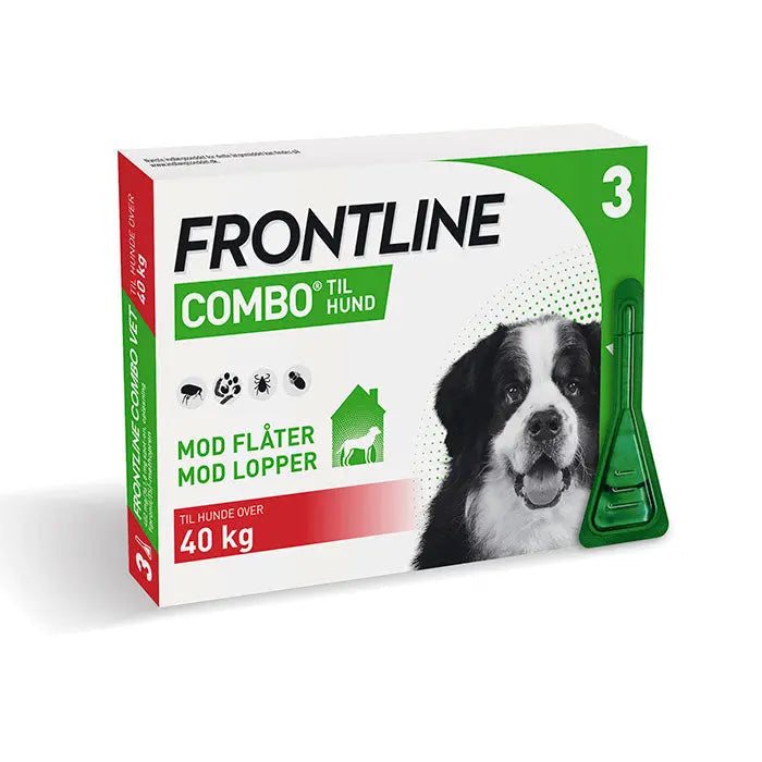 FRONTLINE Flåt- & Loppemiddel Combo Vet hund 40 kg+ - 3x4,02 ml