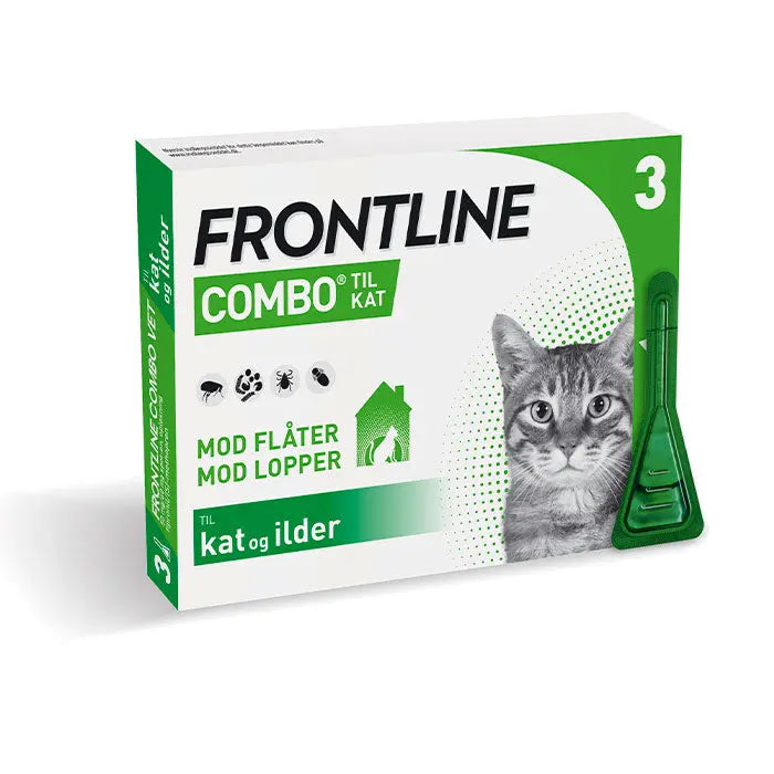 FRONTLINE Flåt- & Loppemiddel Combo Vet kat 1 kg+ - 3x0,5 ml