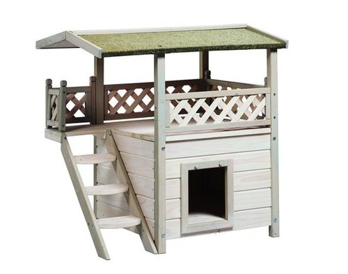 Kattehus Outdoor 77x50x73 cm
