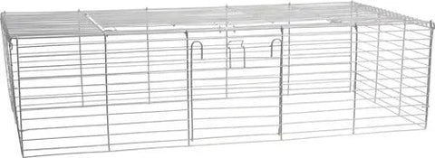 Top gitter til gnaverbur 120,8 x 56,3 x 26,3 cm grå
