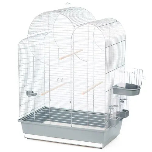 Fuglebur Eliza 54 x 34 x 75 cm sølv