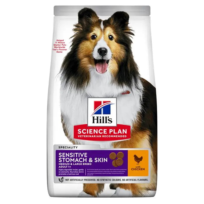 Adult Sensitive Stomach & Skin kylling 2,5 kg