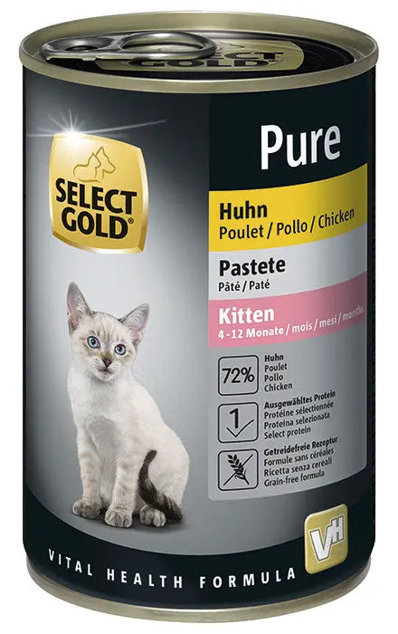 Kitten Pure, dåse kylling 400 g