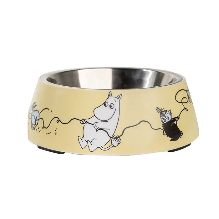 Melamin skål Moomin Pets M 325 ml gul