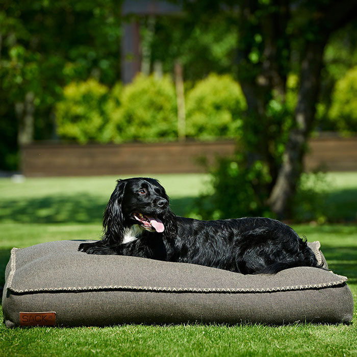 Dog bedL 120x80x15 cm brun