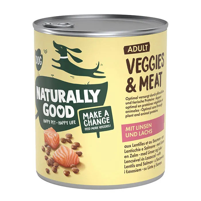 Adult linser og laks 800 g