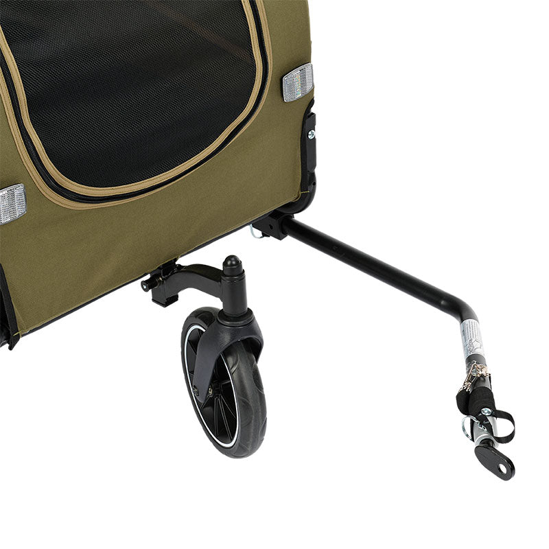 Cykelanhænger m/walkingkit