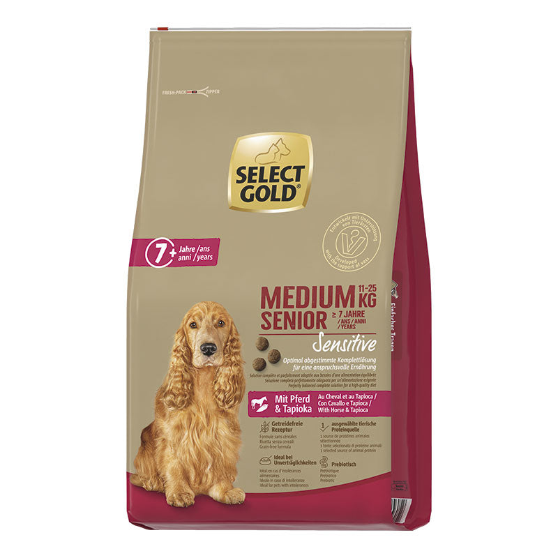 Senior Sensitive Medium hest, tapioka 12 kg