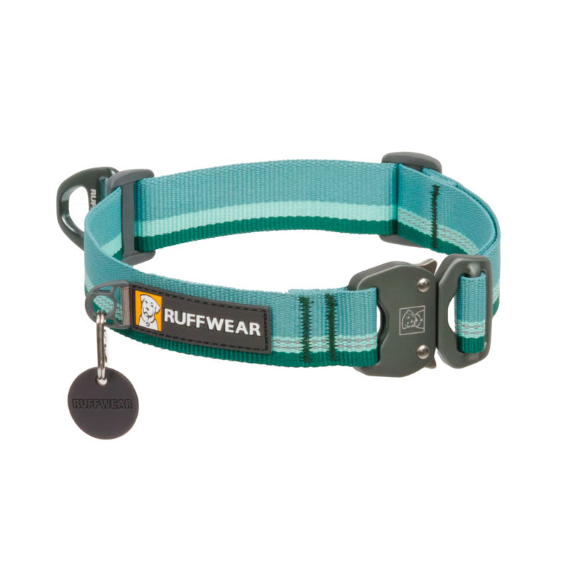 Top Rope halsbånd 355-508 mm River Rock Green