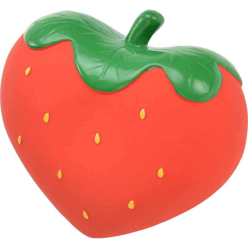 LOVE latexlegetøj jordbær, 10 cm
